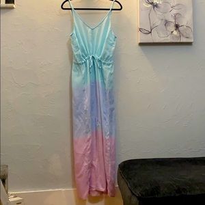 Anthro Cloth & Stone Ombré Maxi Dress